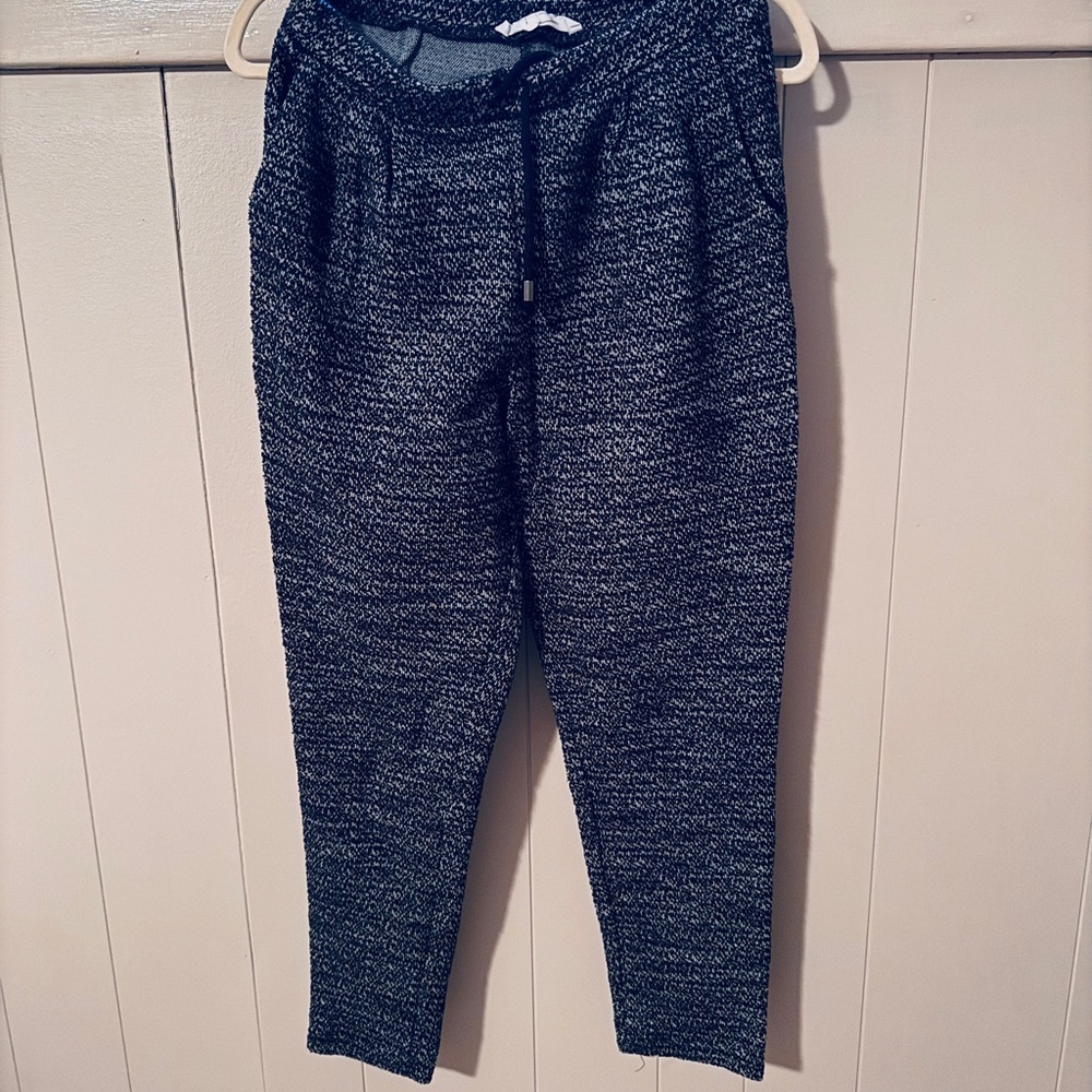 Mango Black and Gray Joggers